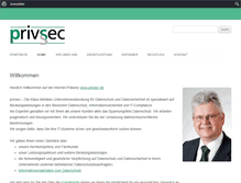 Tablet Screenshot of privsec.de